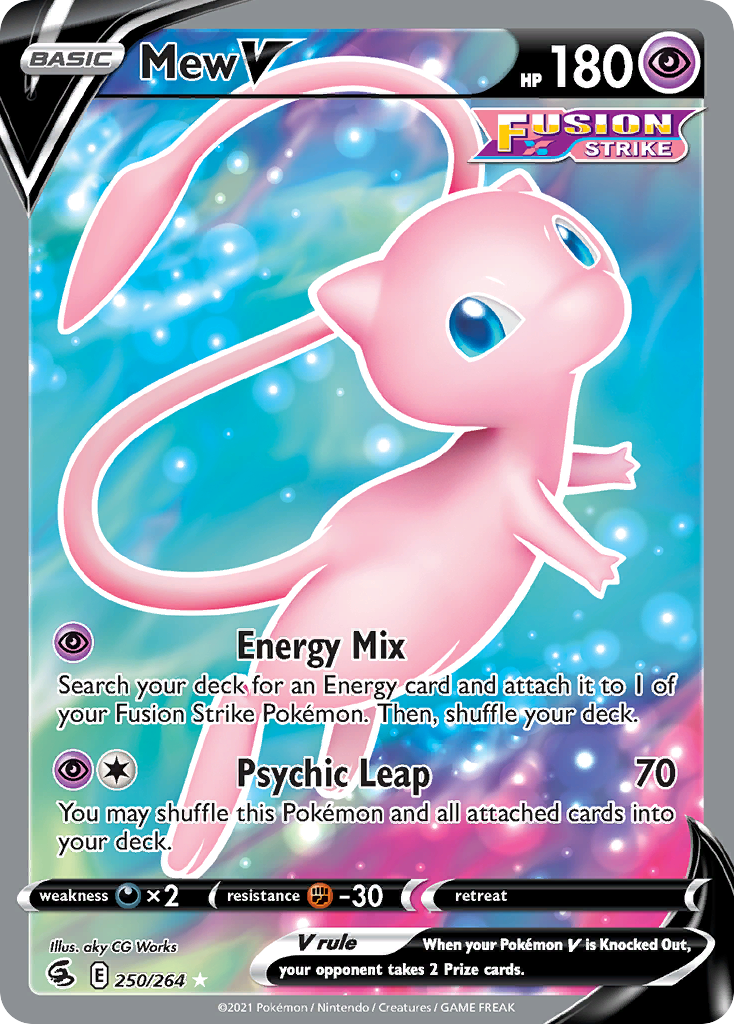 Mew V card front