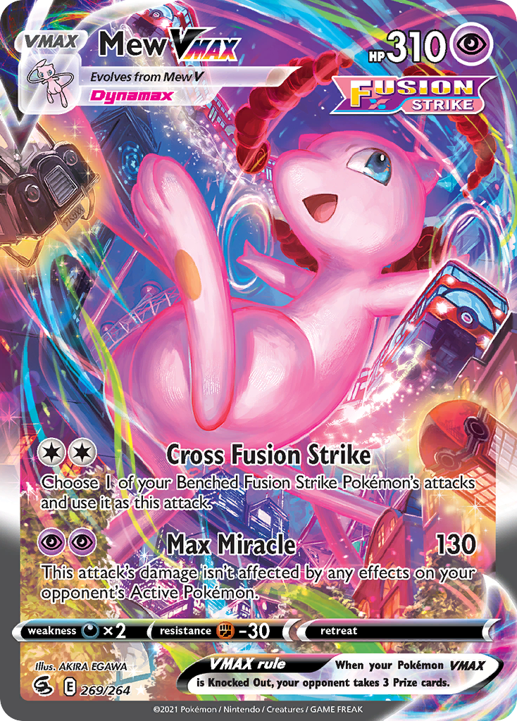 Mew VMAX card front