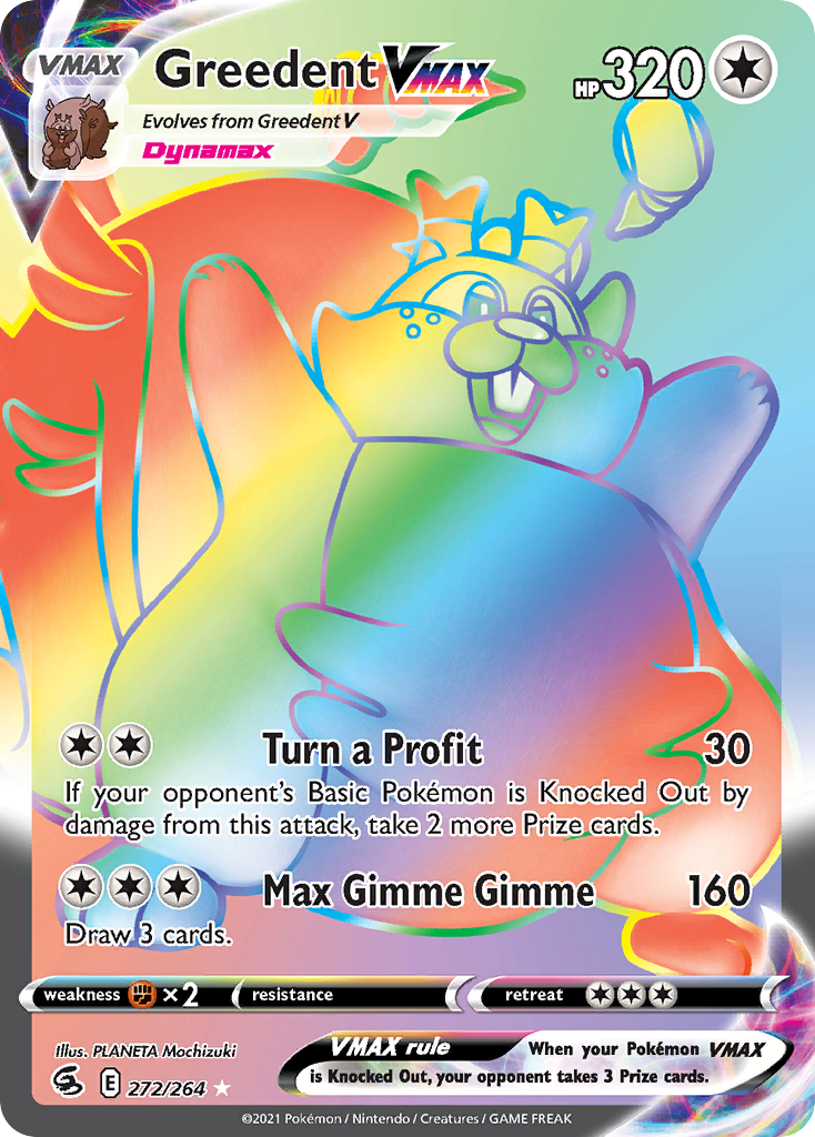 Greedent VMAX card front