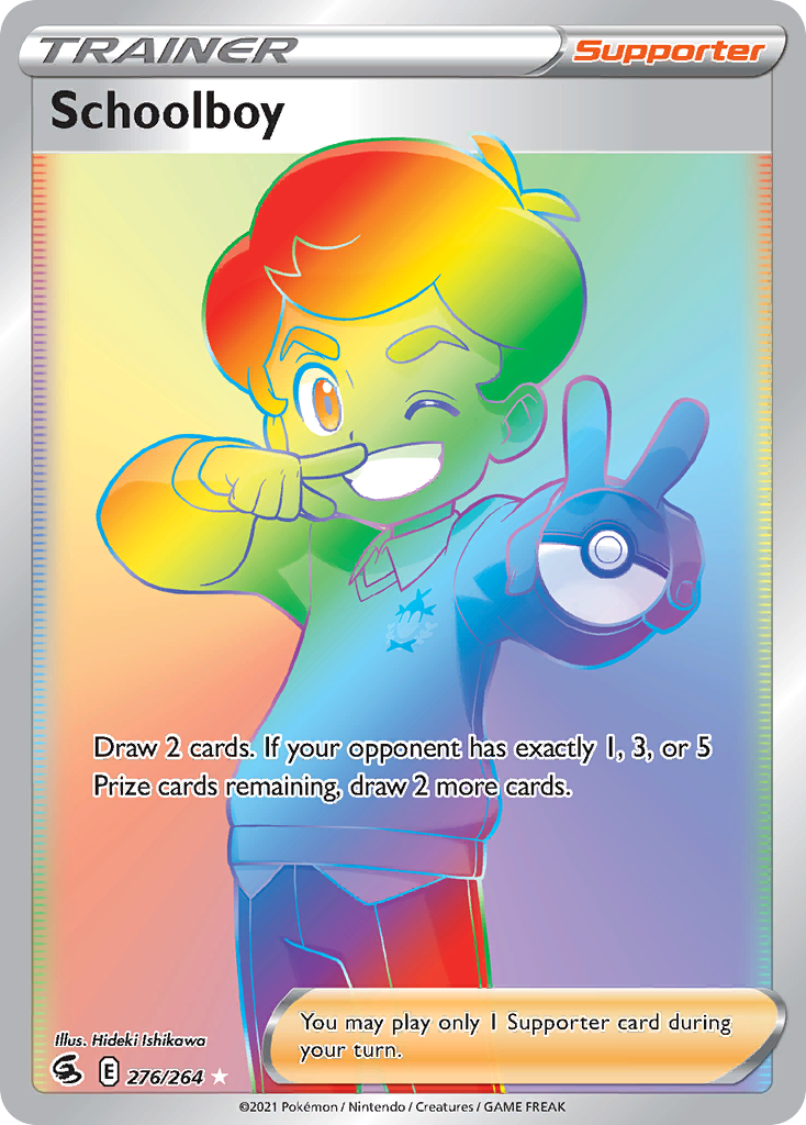 Schoolboy card front