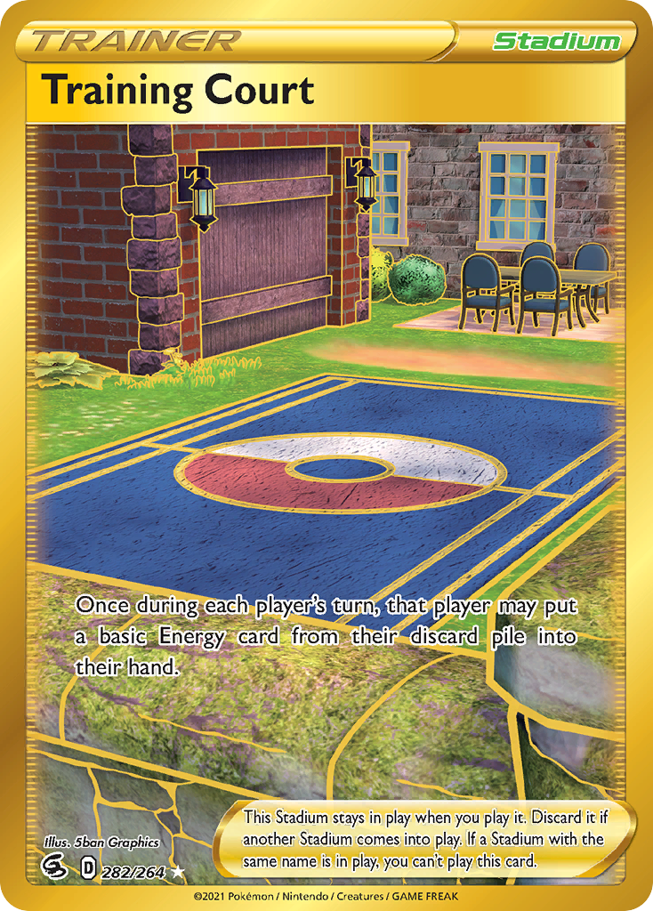 Training Court card front