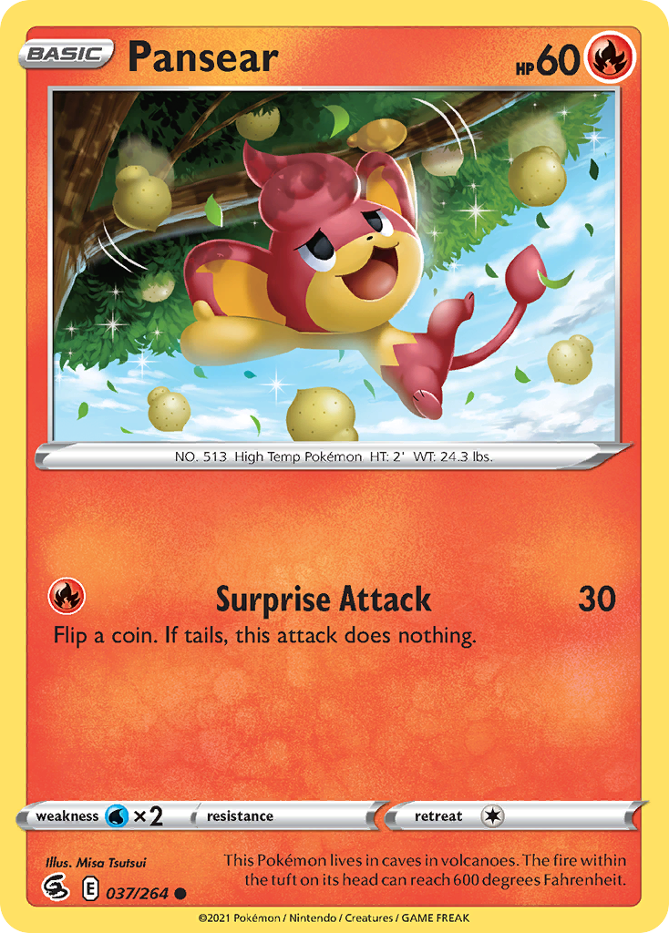 Pansear card front