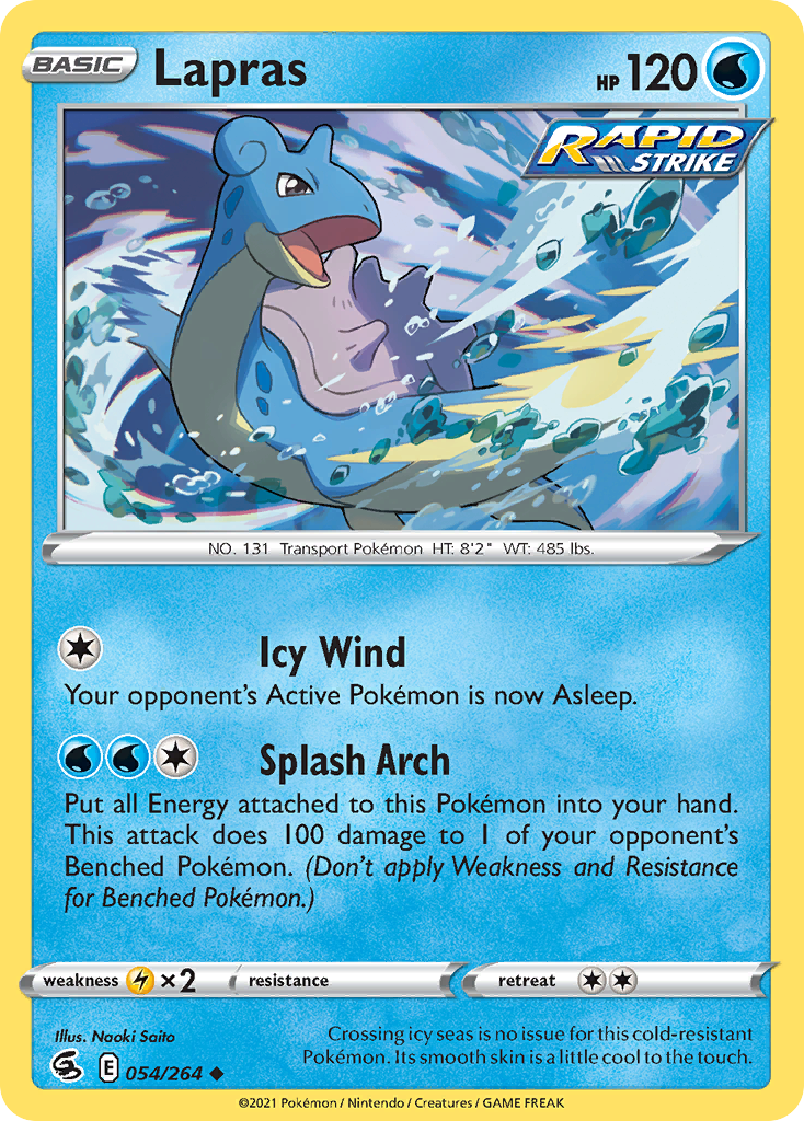 Lapras card front