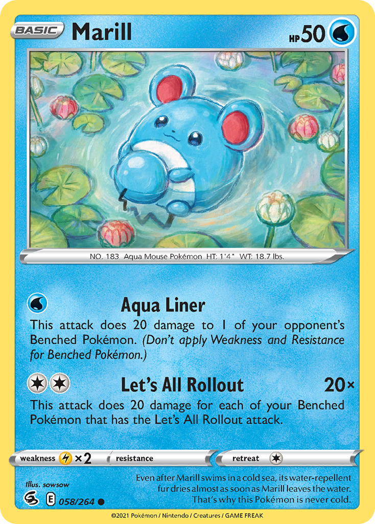 Marill card front