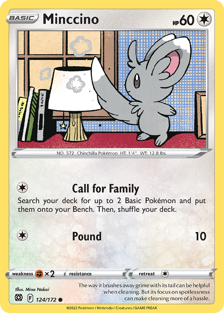 Minccino card front