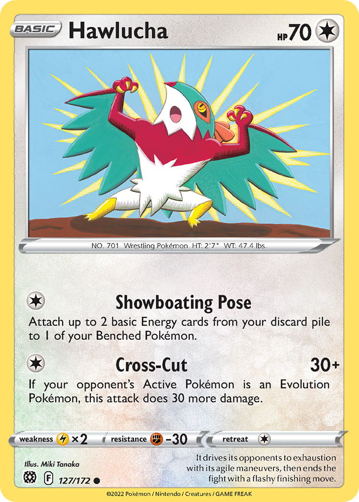 Hawlucha card front