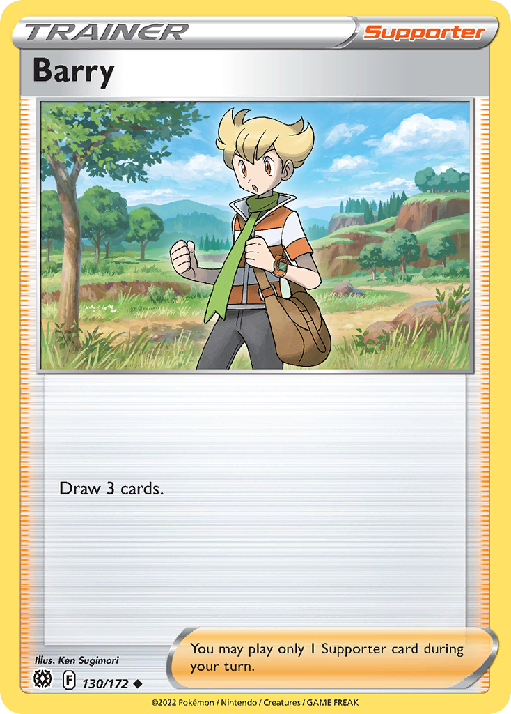 Barry card front