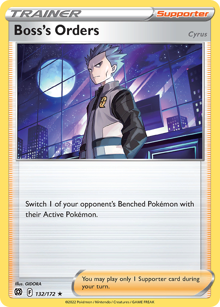 Boss's Orders card front