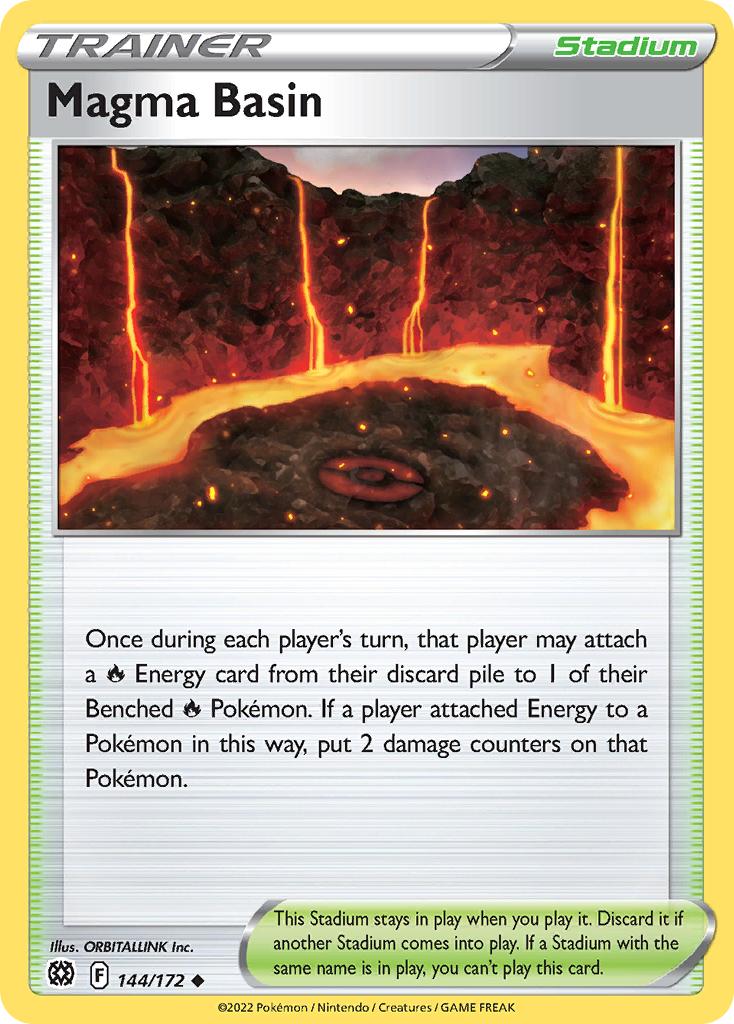 Magma Basin card front
