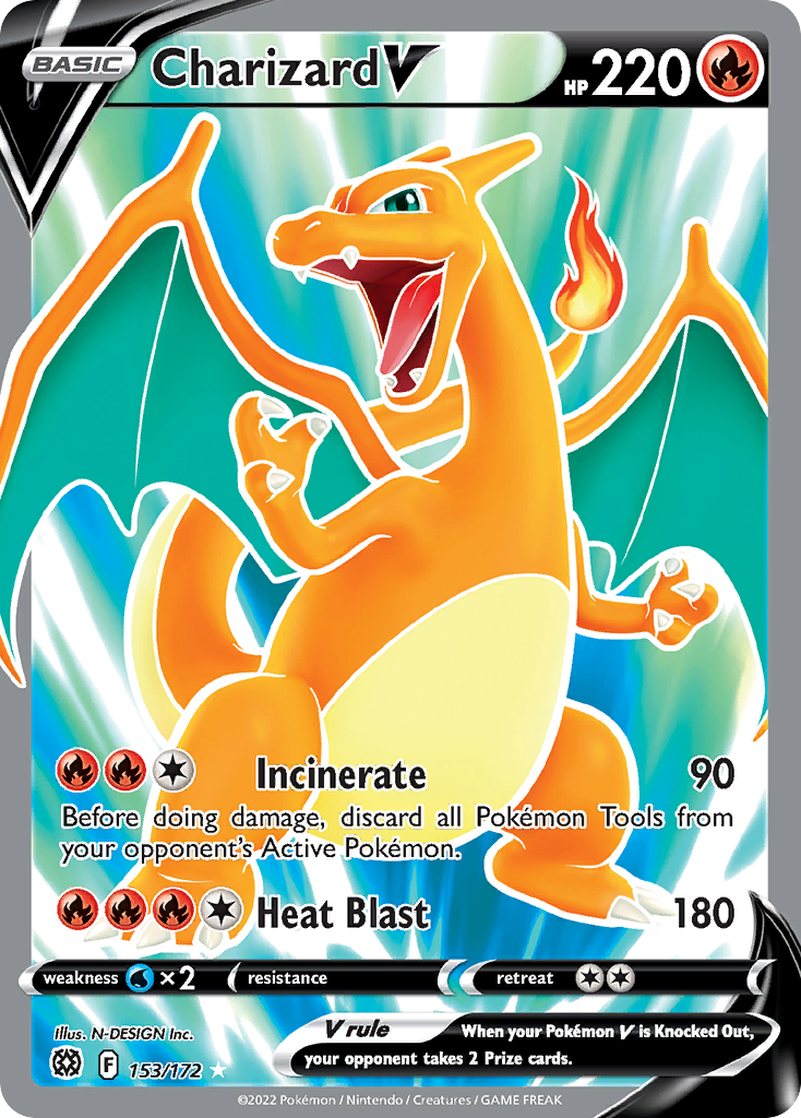 Charizard V card front