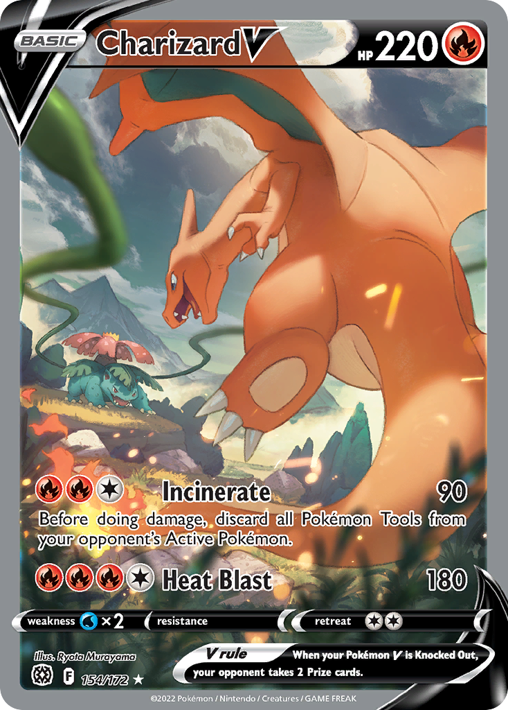 Charizard V card front