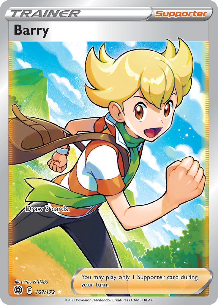 Barry card front