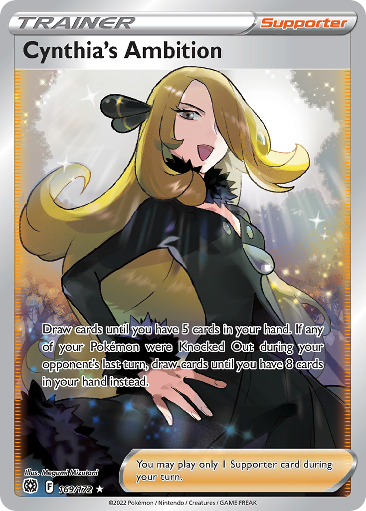 Cynthia's Ambition card front