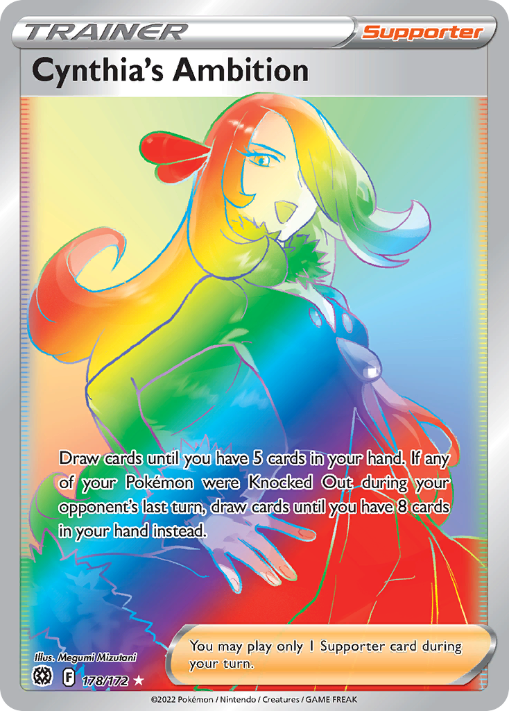 Cynthia's Ambition card front