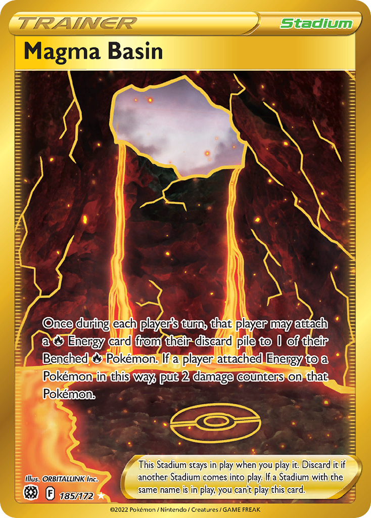 Magma Basin card front