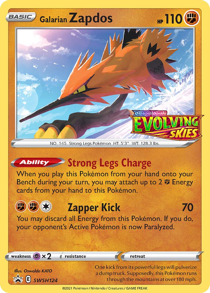 Galarian Zapdos card front