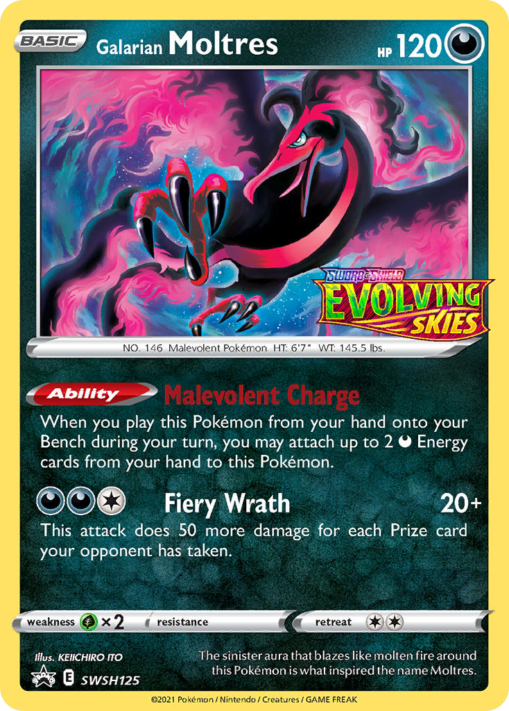 Galarian Moltres card front