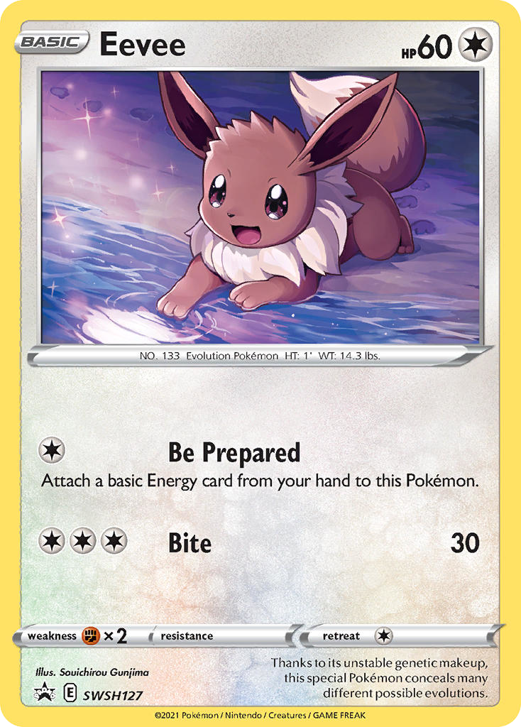 Eevee card front