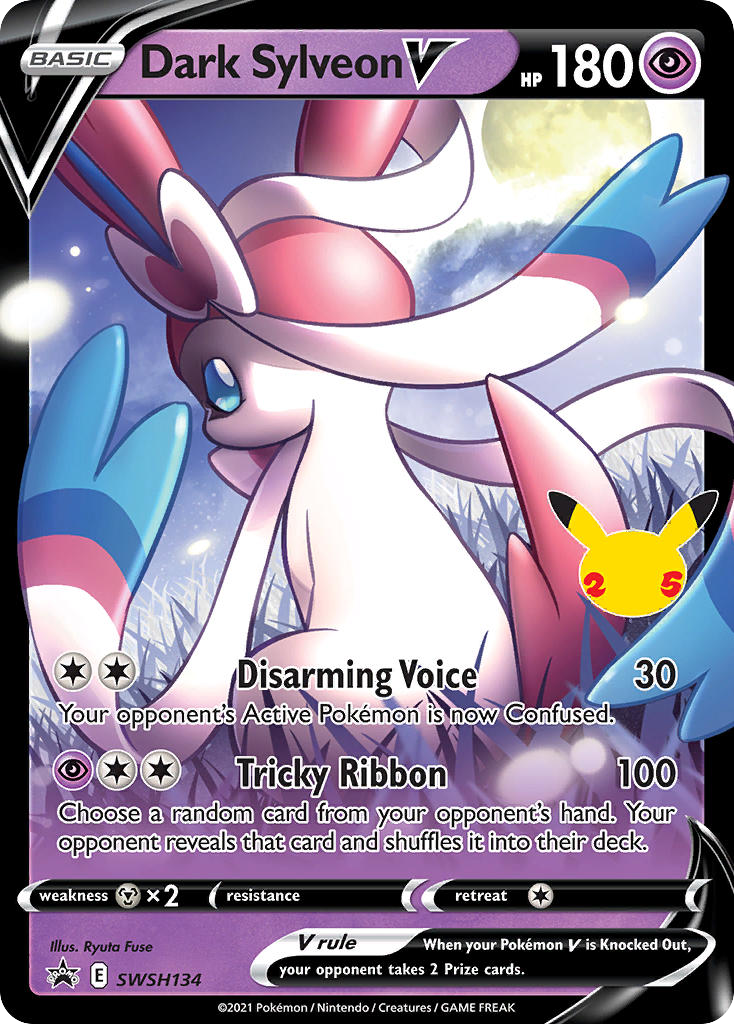 Dark Sylveon V card front