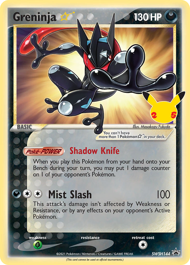 Greninja ☆ card front
