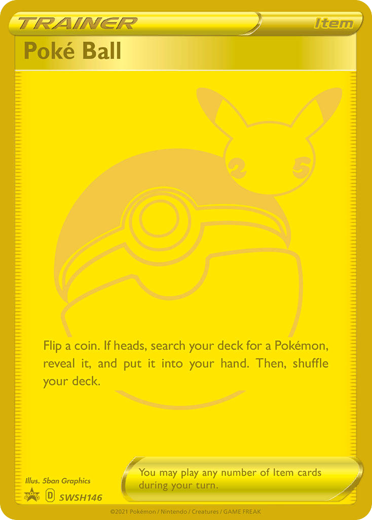Poké Ball card front