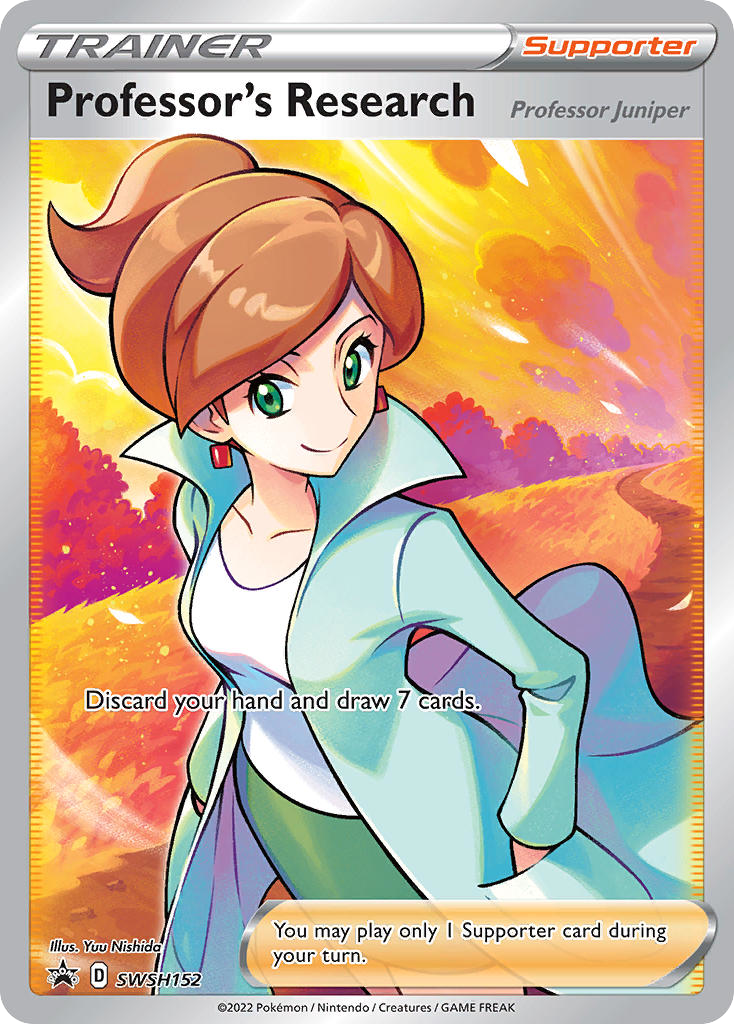 Professor's Research card front