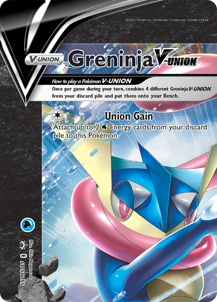 Greninja V-UNION card front