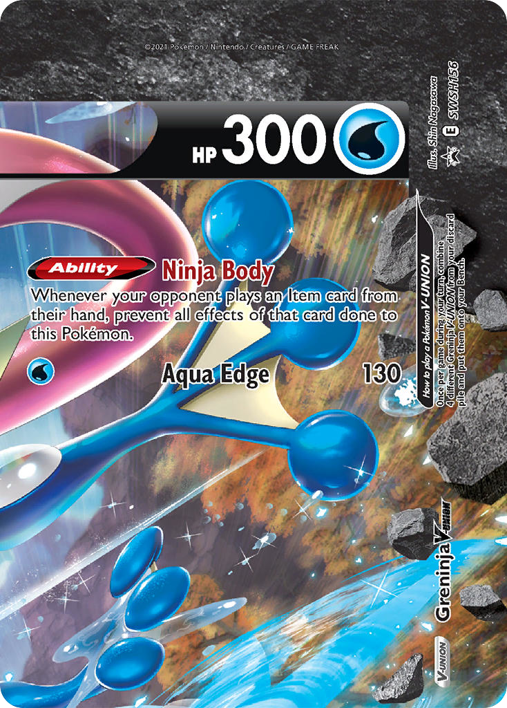 Greninja V-UNION card front