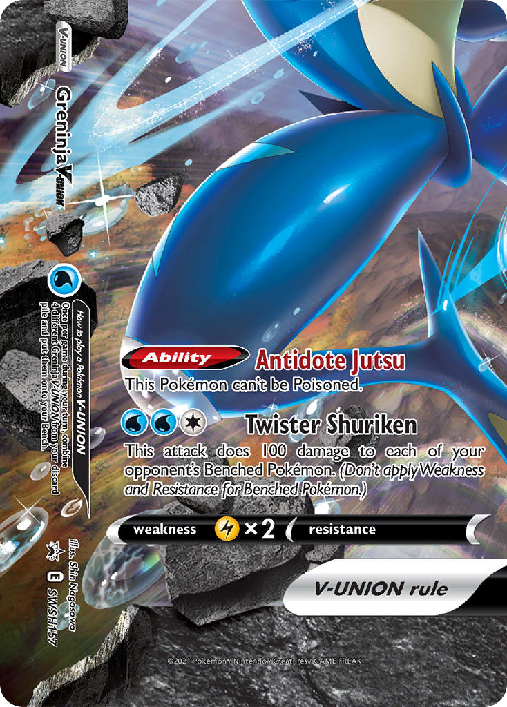 Greninja V-UNION card front