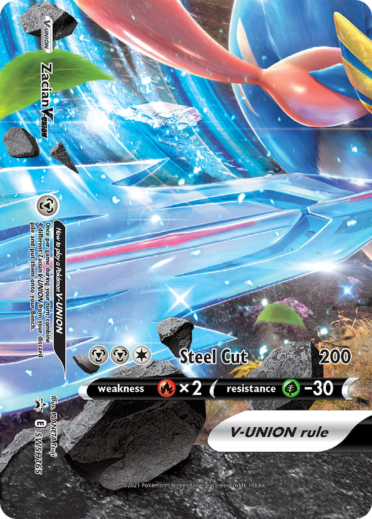Zacian V-UNION card front