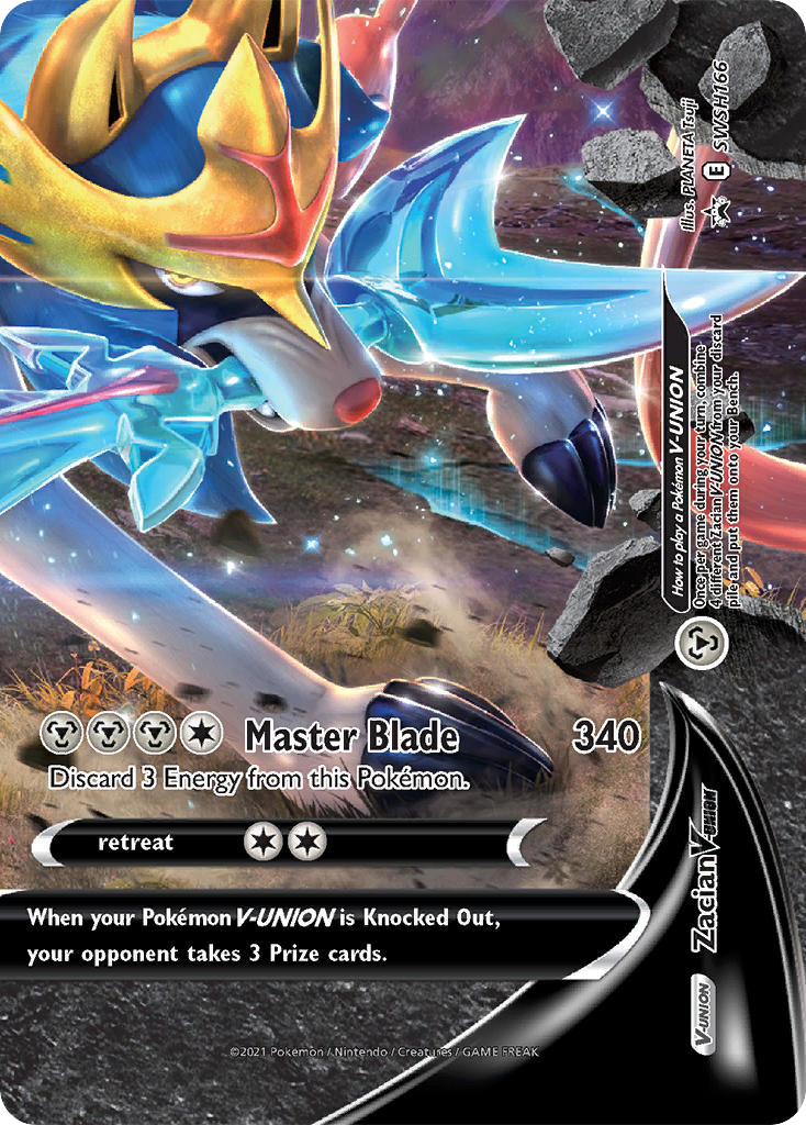 Zacian V-UNION card front