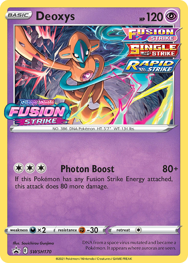 Deoxys card front