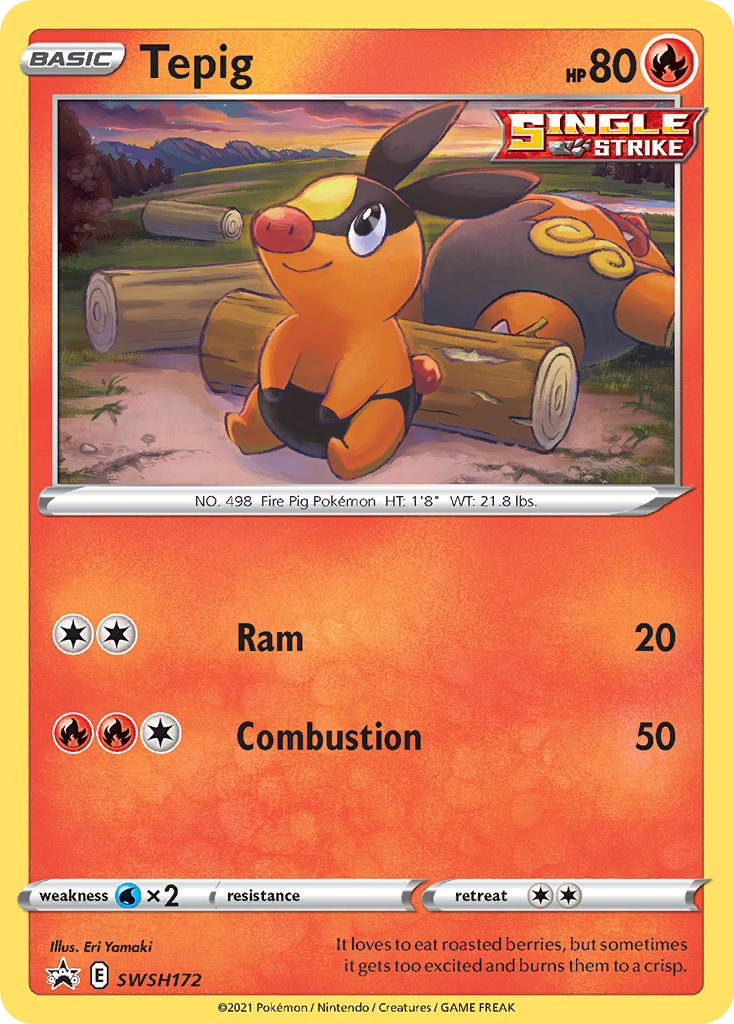 Tepig card front