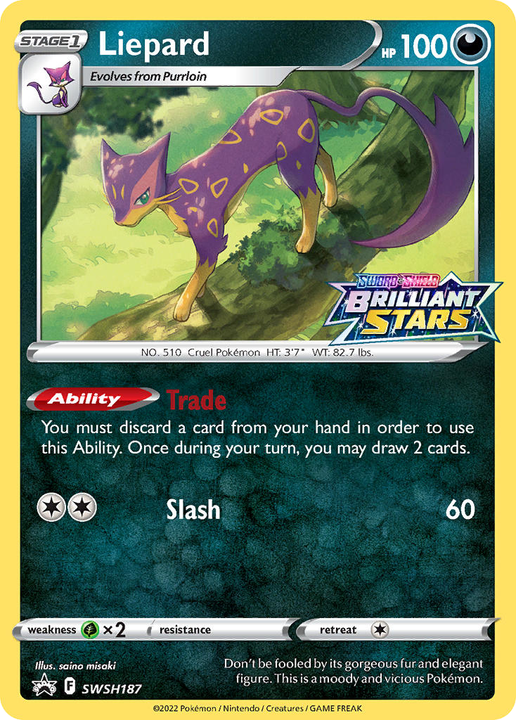 Liepard card front