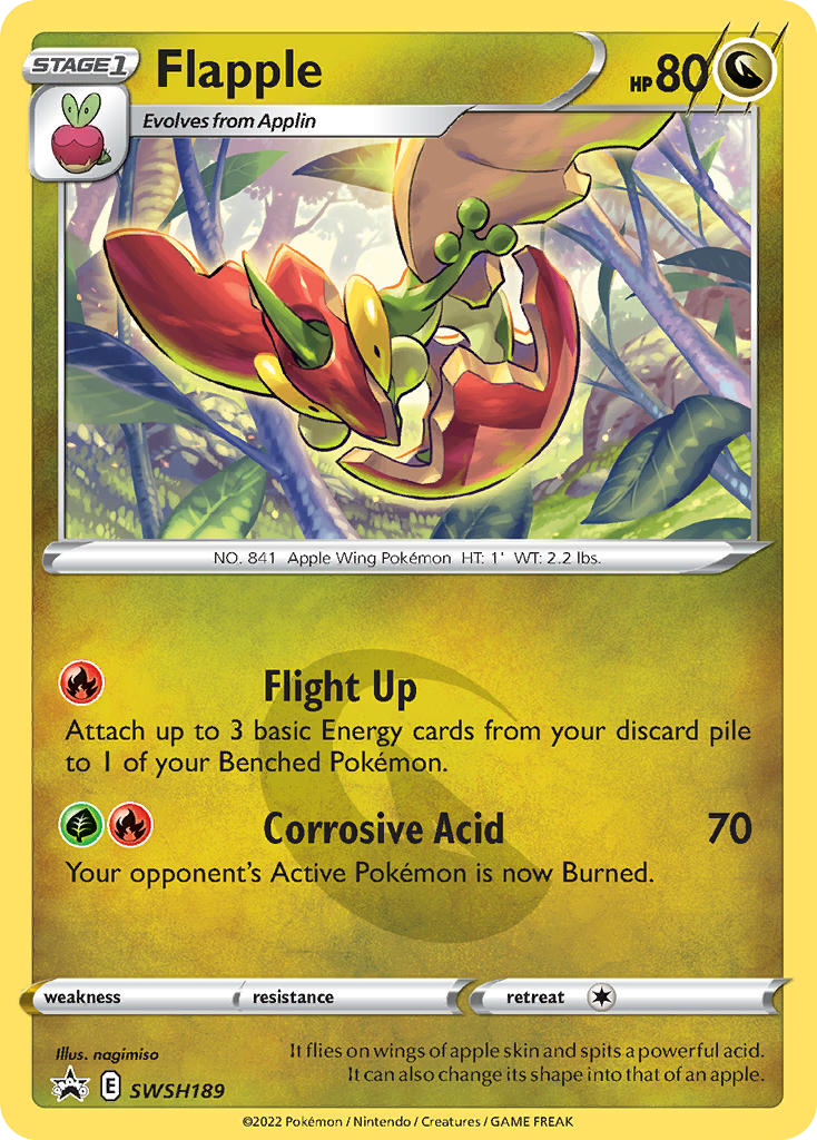 Flapple card front