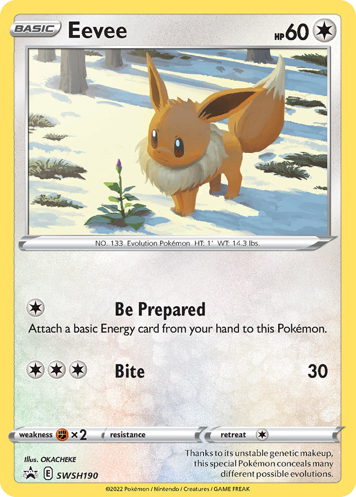 Eevee card front