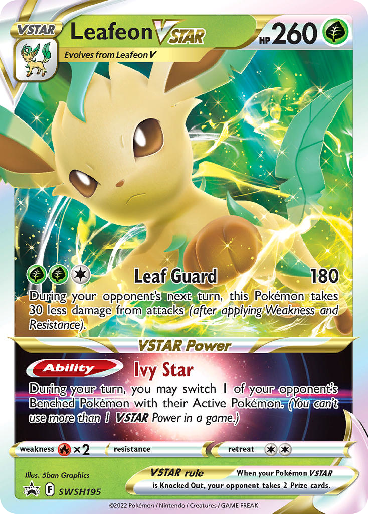 Leafeon VSTAR card front
