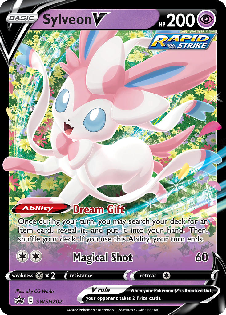 Sylveon V card front