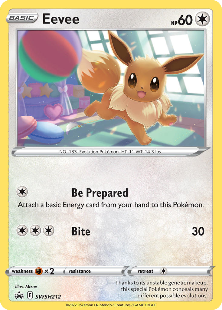 Eevee card front