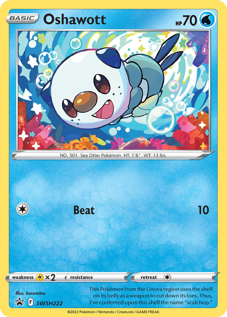 Oshawott card front