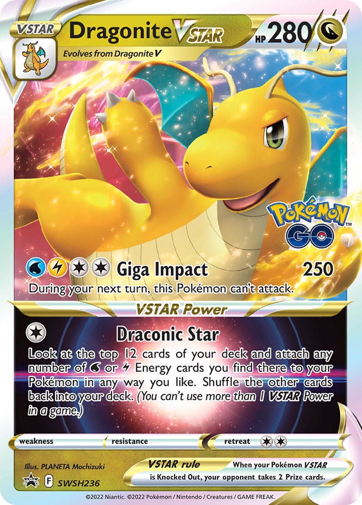 Dragonite VSTAR card front