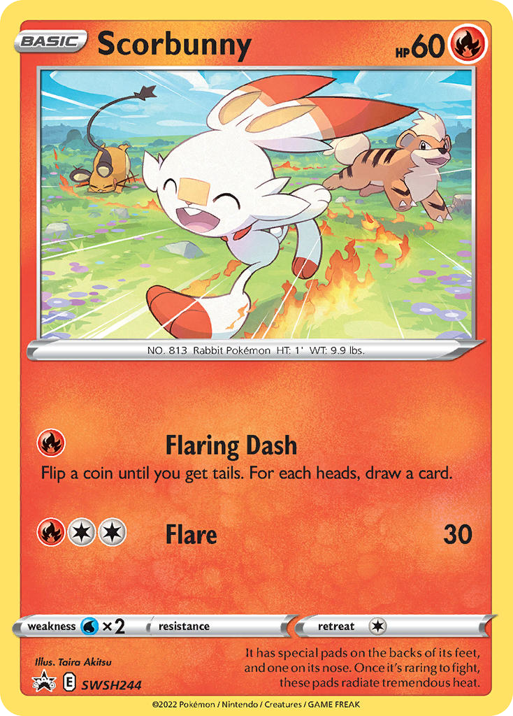 Scorbunny card front