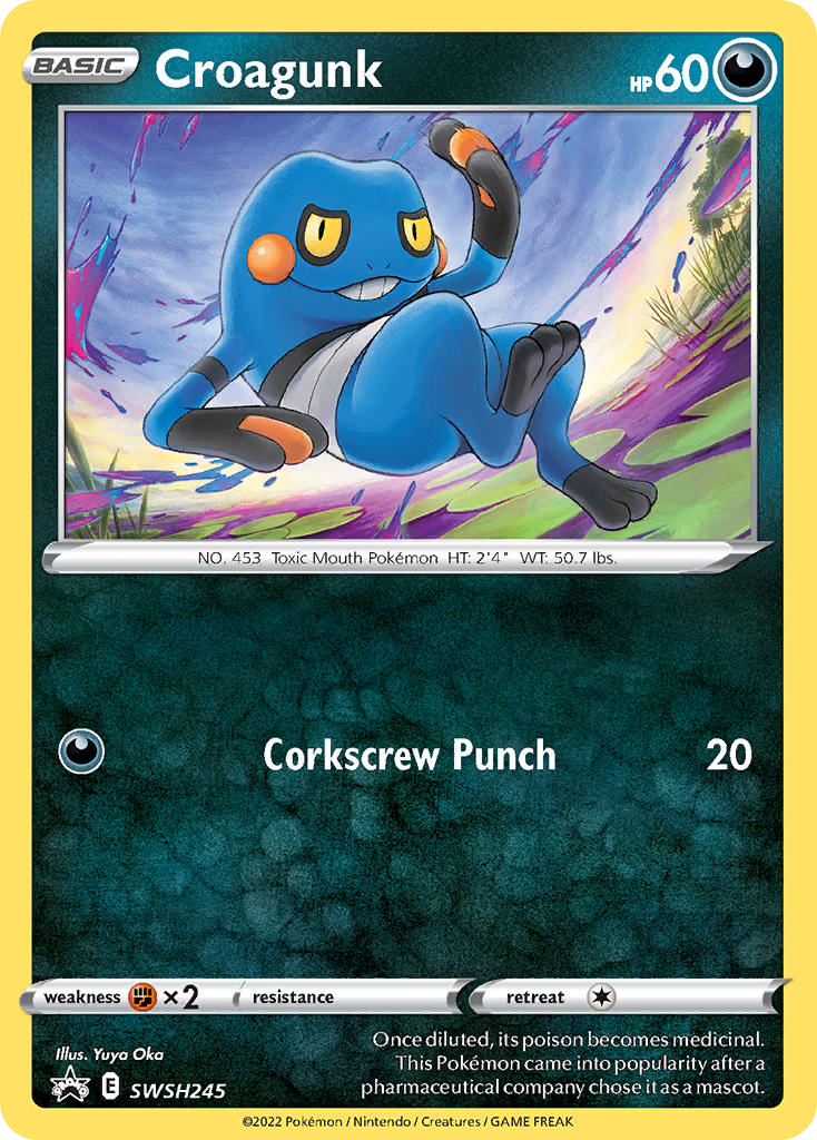 Croagunk card front