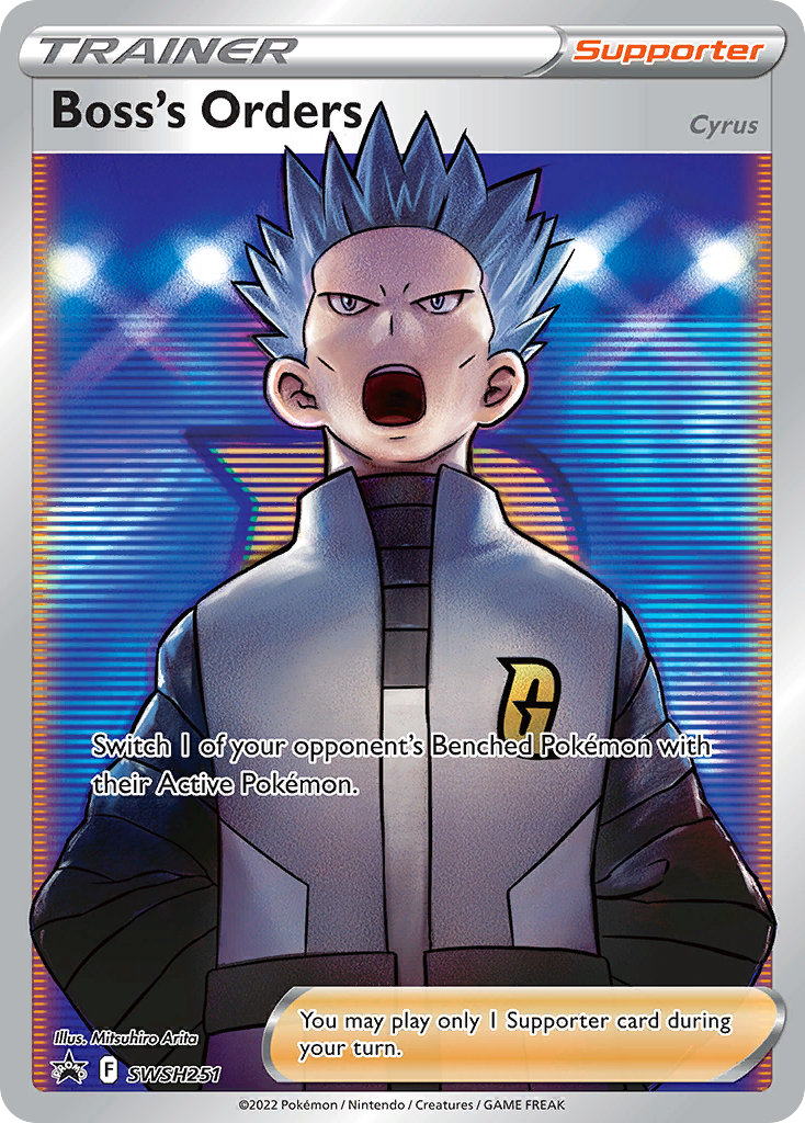 Boss's Orders card front