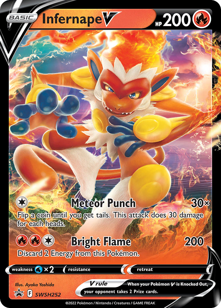 Infernape V card front