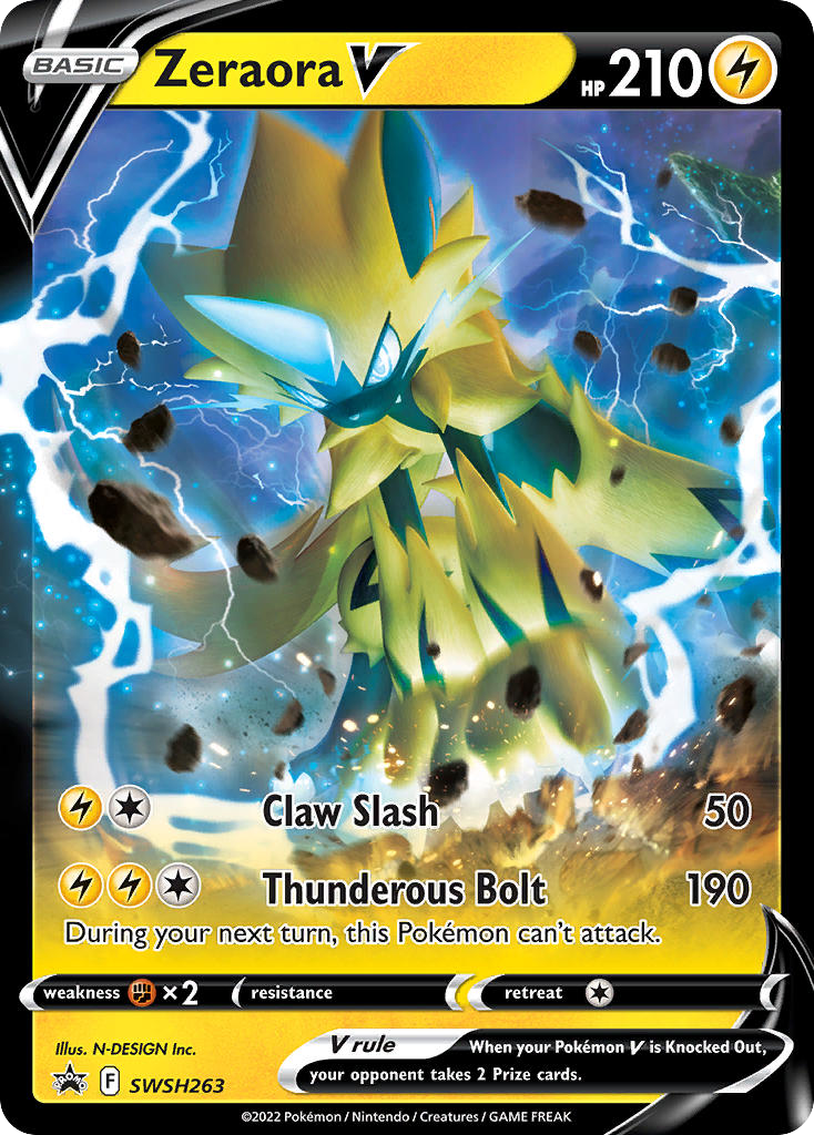 Zeraora V card front