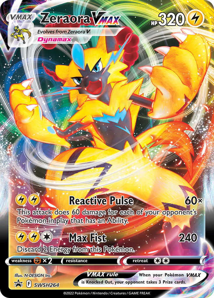 Zeraora VMAX card front