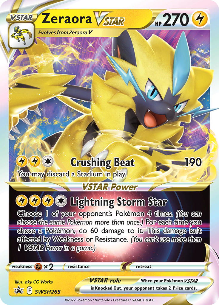 Zeraora VSTAR card front