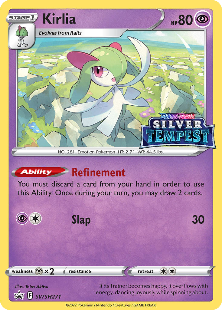 Kirlia card front