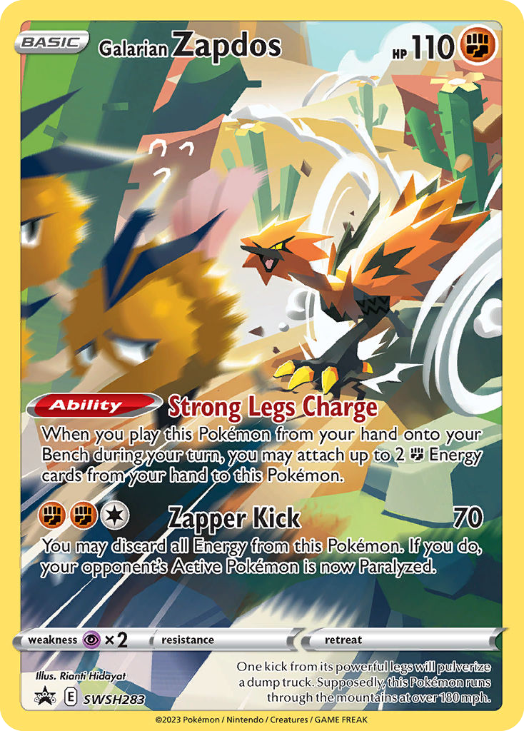 Galarian Zapdos card front